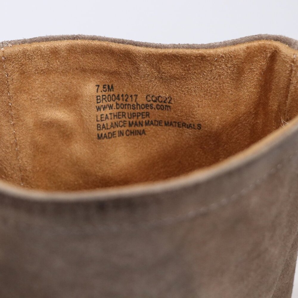 Born Britton Tall Over the Knee Boot Taupe Distressed 7.5 - Picture 9 of 12